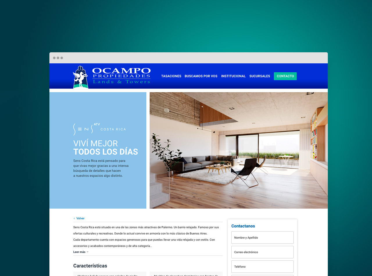 Portada Inmobiliaria Ocampo Propiedades